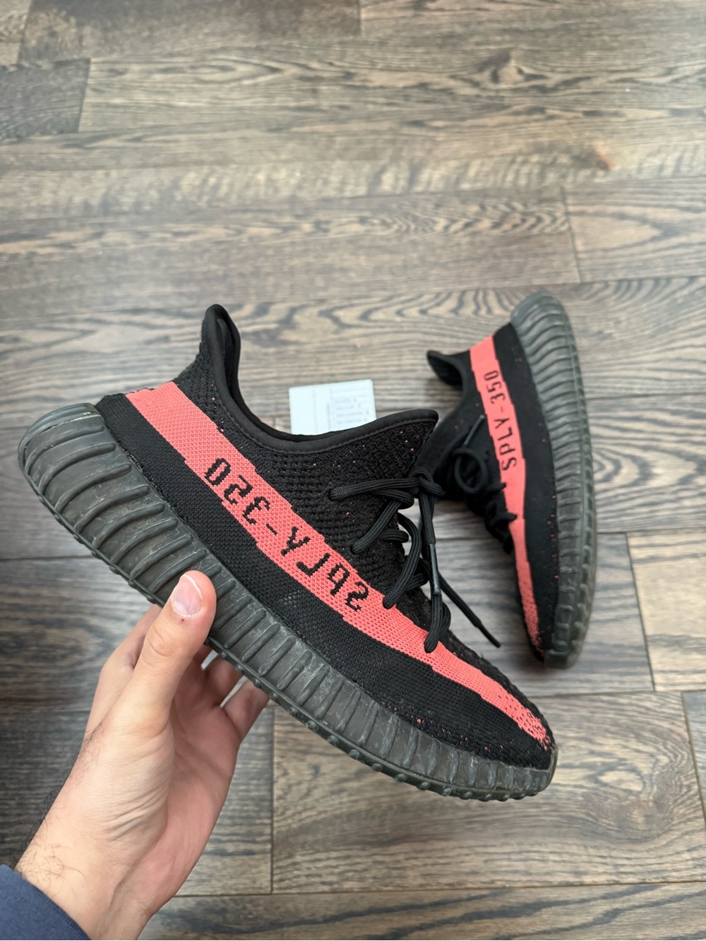 Men’s adidas Yeezy 350 red shoes